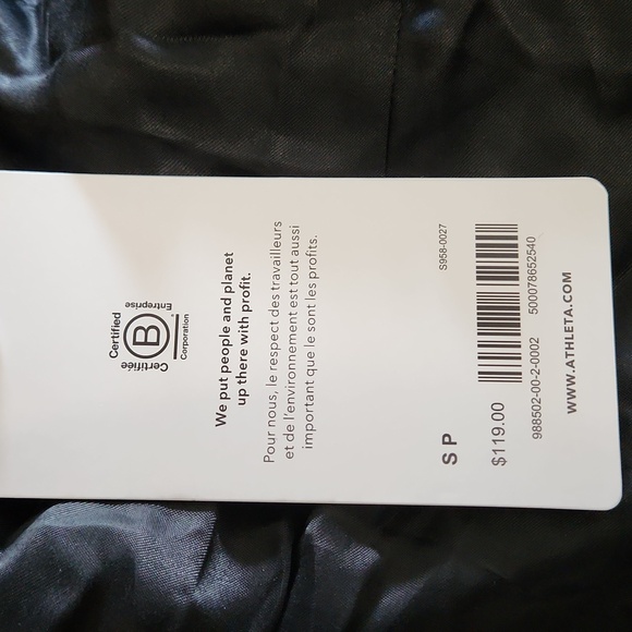 Athleta Cool Calm Romper Silky fabric Black $119 NWT - Picture 8 of 11